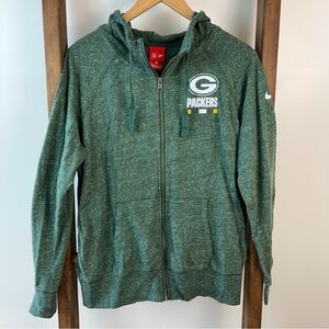 Nike Green Bay Packers Full Zip Hoodie